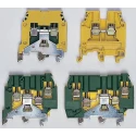 Entrelec SNA Series Earth Terminal Block Green Yellow 2.5mm² 1-Level Screw Termination 1SNA195637R1200
