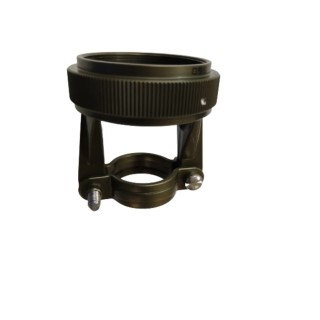 Amphenol Limited Circular Connector Backshell Strain Relief, 21, Right Angle, Aluminium Housing, Black, For M85049Size