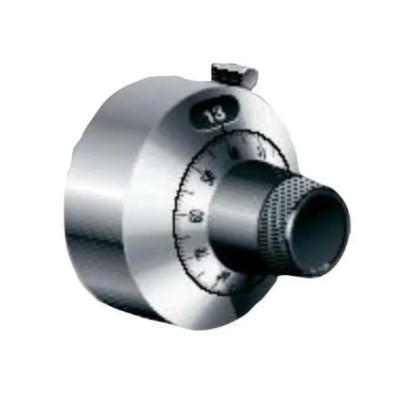 Vishay Silver Satin 22.2 mm Diameter Knob for 6.35 mm Circular Shaft Potentiometer 18A41B10