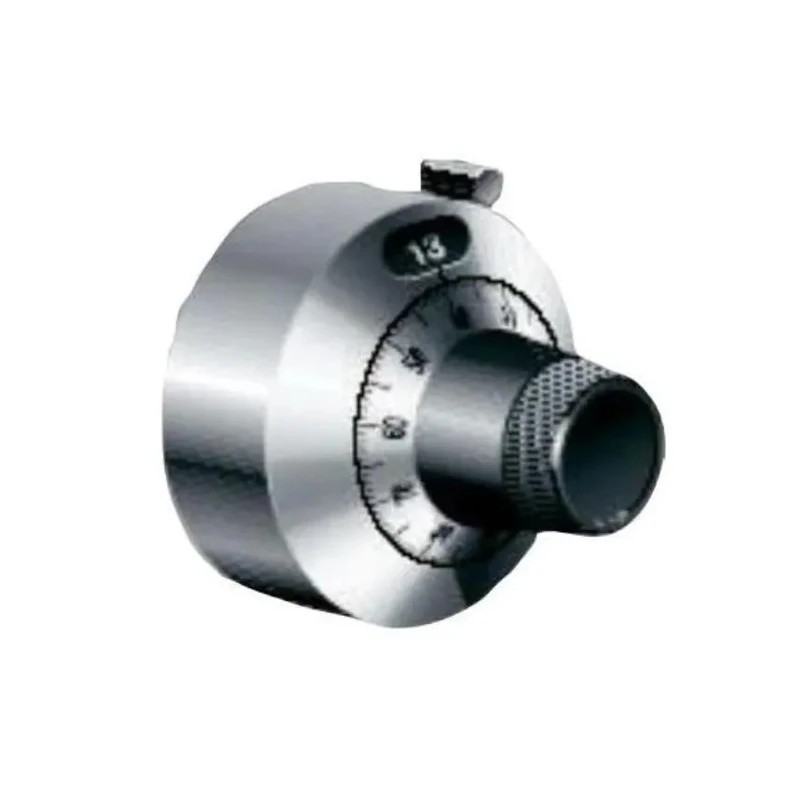 Vishay Silver Satin 22.2 mm Diameter Knob for 6.35 mm Circular Shaft Potentiometer 18A41B10
