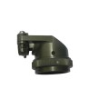 Amphenol Limited Circular Connector Backshell Strain Relief Size 17 Right Angle Black Aluminium Housing M85049Size
