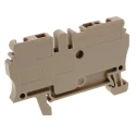 Weidmüller ZDU Series Feed Through Terminal Block Brown, 2.5mm², 1-Level, Clamp 1608510000