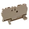 Weidmüller ZDU Series Feed Through Terminal Block Brown, 2.5mm², 1-Level, Clamp 1608510000