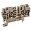 Weidmüller ZDU Series Feed Through Terminal Block Brown, 2.5mm², 1-Level, Clamp 1608510000