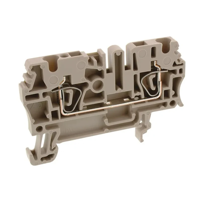 Weidmüller ZDU Series Feed Through Terminal Block Brown, 2.5mm², 1-Level, Clamp 1608510000