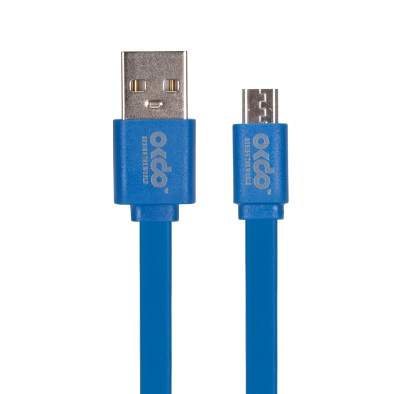 Okdo BBC Micro:bit Add-on OKdo Micro USB Noodle Cable 1 Meter Blue BNC1M-Blue