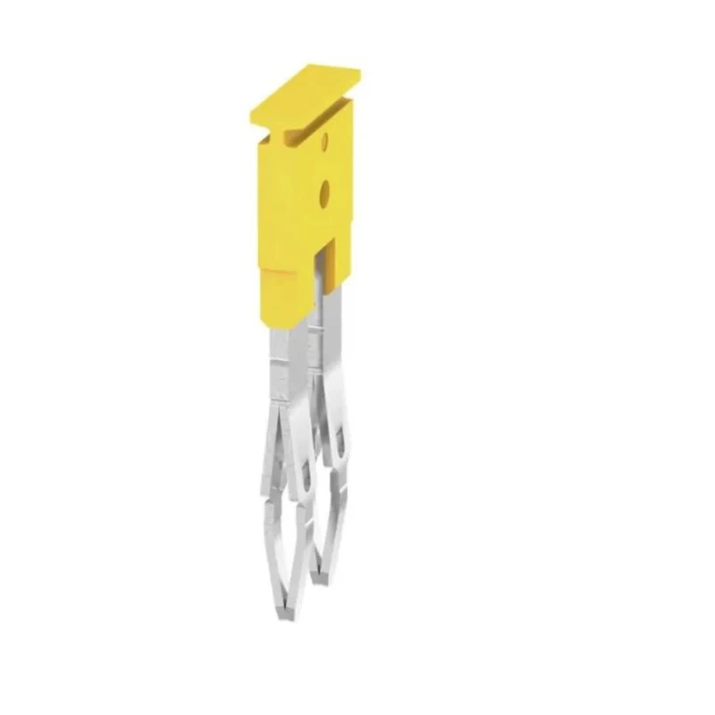 Weidmüller ZQV Series Jumper Bar for Use with DIN Rail Terminal Blocks 24A Current Rating 1608860000