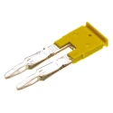 Weidmüller ZQV Series Jumper Bar for Use with DIN Rail Terminal Blocks 24A Current Rating 1608860000