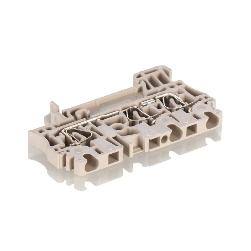 Weidmüller ZDU Series Feed Through Terminal Block 2.5mm² Clamp, 1-Level, Brown 1608540000