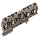 Weidmüller ZDU Series Feed Through Terminal Block Brown 2.5mm² 1-Level Clamp ATEX 1608570000