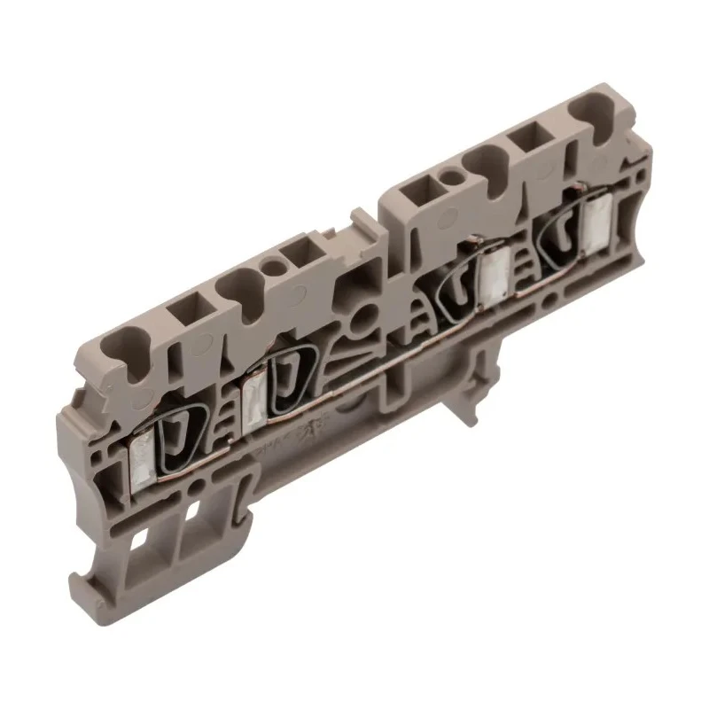 Weidmüller ZDU Series Feed Through Terminal Block Brown 2.5mm² 1-Level Clamp ATEX 1608570000