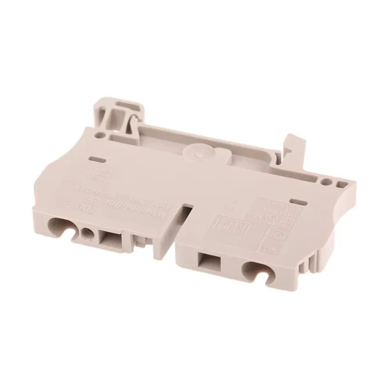 Weidmüller ZDU Series Feed Through Terminal Block Brown 4mm² 1-Level Clamp IECEx/ATEX 1632050000