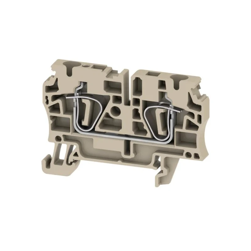 Weidmüller ZDU Series Feed Through Terminal Block Brown 4mm² 1-Level Clamp IECEx/ATEX 1632050000