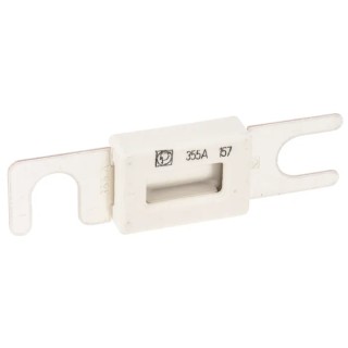 Littelfuse Fast Acting Car Fuse 355A 80V DC Ceramic Body Grey, White 157.5701.6351