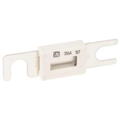 Littelfuse Fast Acting Car Fuse 355A 80V DC Ceramic Body Grey, White 157.5701.6351