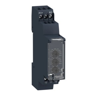 Schneider Electric Monitoring Relay, 1 Phase, SPDT Contact, DIN Rail Mount, 260V AC, Harmony Control Series RM17UBE15