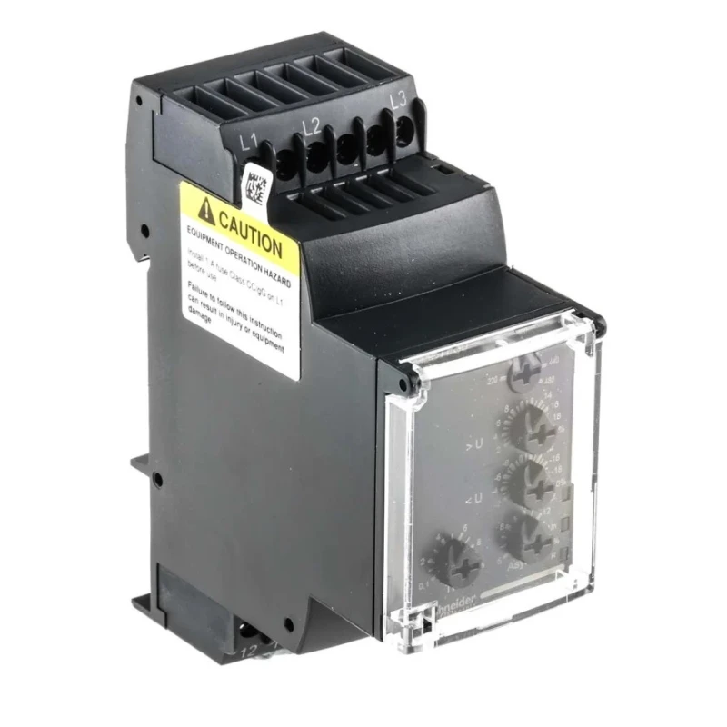 Schneider Electric Monitoring Relay 3 Phase DPDT DIN Rail 480V AC RM35TF30