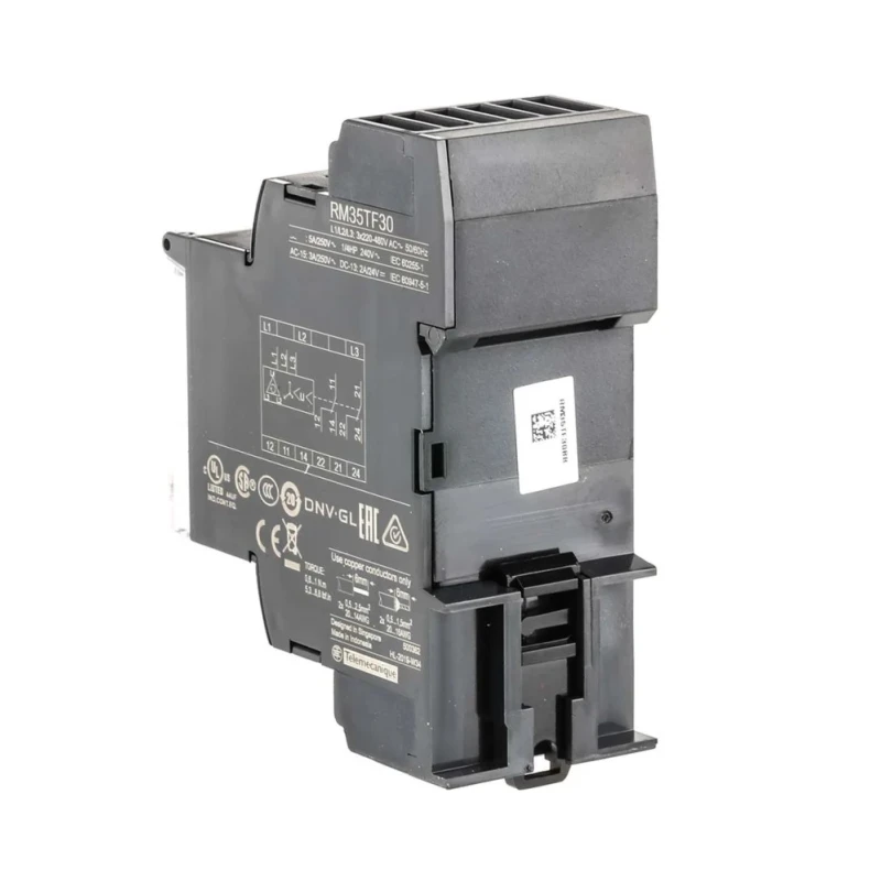 Schneider Electric Monitoring Relay 3 Phase DPDT DIN Rail 480V AC RM35TF30
