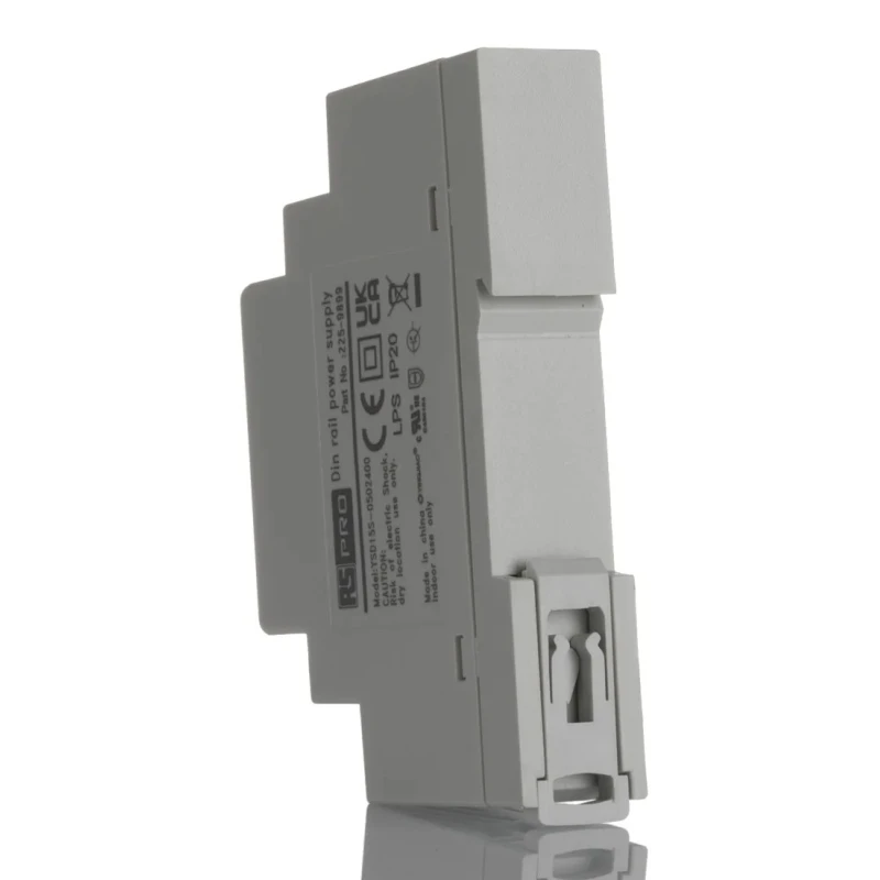 RS PRO Switched Mode DIN Rail Power Supply 5V DC 2.4A Output 12W 264V AC 56YSD15S 225-9899