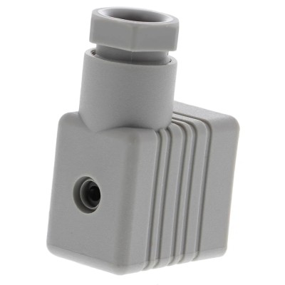 Hirschmann GM Series 2+E DIN 43650 B Solenoid Valve Connector, 250 V AC/DC, 16 A, Grey, IP65, Model 932977106 GM 209 NJ grey