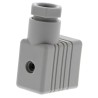 Hirschmann GM Series 2+E DIN 43650 B Solenoid Valve Connector, 250 V AC/DC, 16 A, Grey, IP65, Model 932977106 GM 209 NJ grey