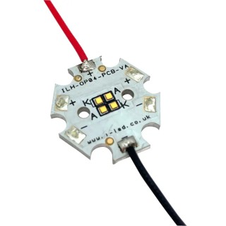 Intelligent LED Solutions LED Circular Array 4-LEDs Green 1A 856lm OSLON Pure 1010 4 PowerStar ILH-OP04-TRGR-SC221-WIR200.