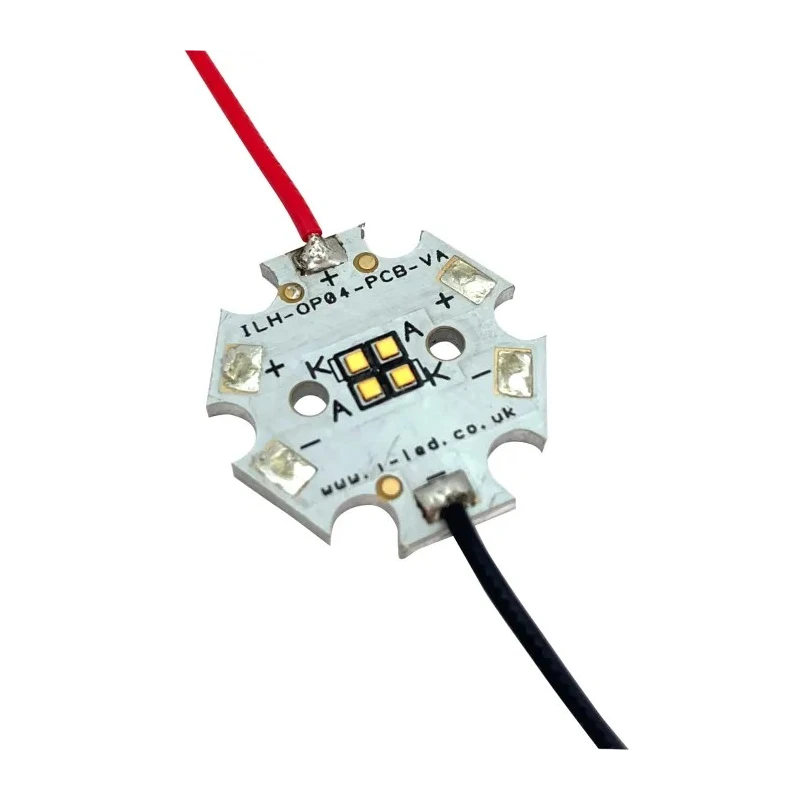 Intelligent LED Solutions LED Circular Array 4-LEDs Green 1A 856lm OSLON Pure 1010 4 PowerStar ILH-OP04-TRGR-SC221-WIR200.
