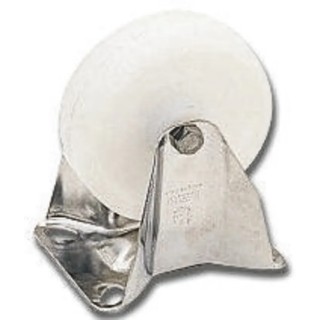 LAG Fixed Castor Stainless Steel Fork Medium Duty 250 kg Load Capacity 125 mm Wheel 17182