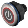 EAO Capacitive Switch Latching NO Illuminated Green IO-Link Round Push Button Operator IP69K 84-ACKS-B14-04BD