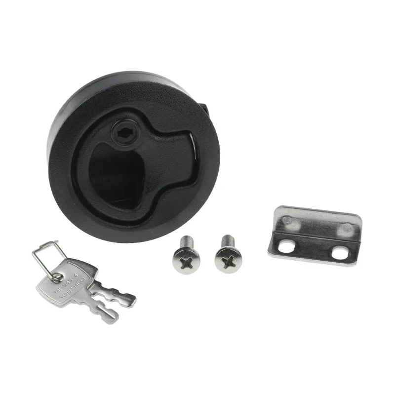 Southco Black Plastic Locking Latch Key Unlock 50 mm Panel Cutout M1-41