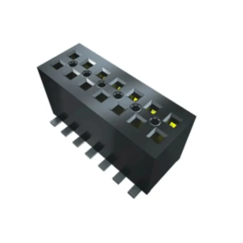 Samtec FLE Series Vertical Surface PCB Socket 16-Contact 2 Row 1.27 mm Pitch Solder FLE-108-01-G-DV-A-K-TR