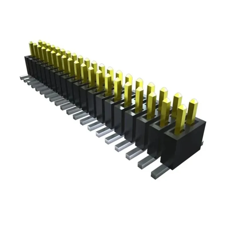 Samtec FTSH Series Vertical Surface PCB Header 4 Contacts 1.27 mm Pitch 2 Row Unshrouded FTSH-102-03-F-DV-TR