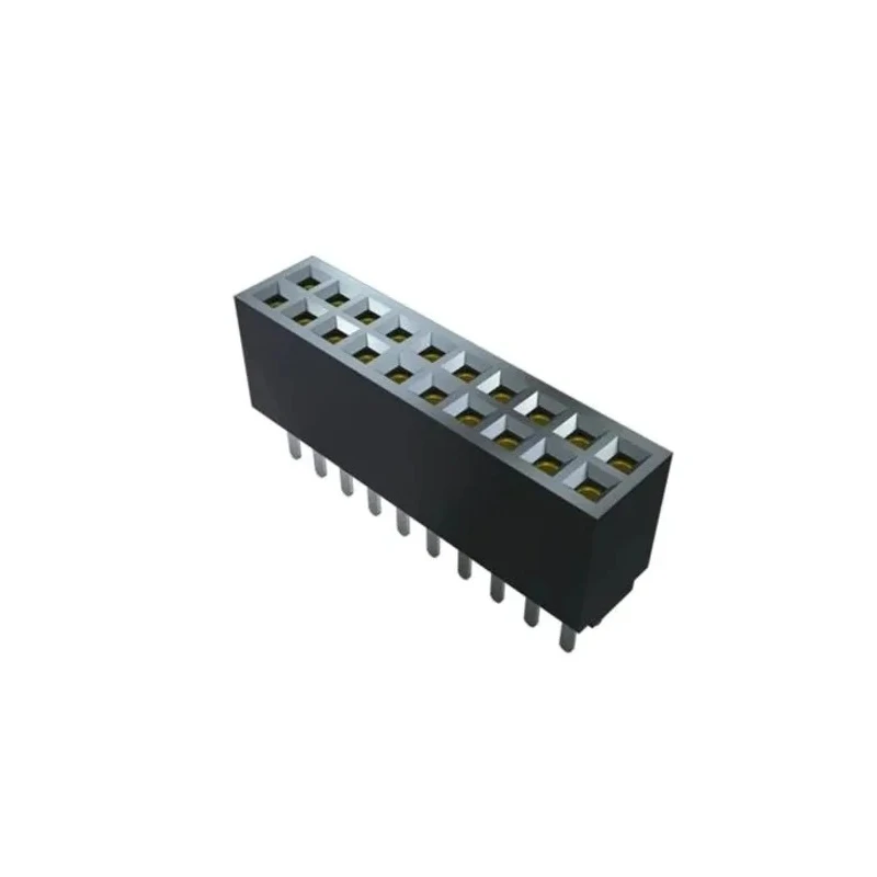 Samtec SFM Series Vertical Surface PCB Socket, 10-Contact, 2 Row, 1.27 mm Pitch, 2.9A Current, 310V SFMC-105-T2-S-D-P-TR