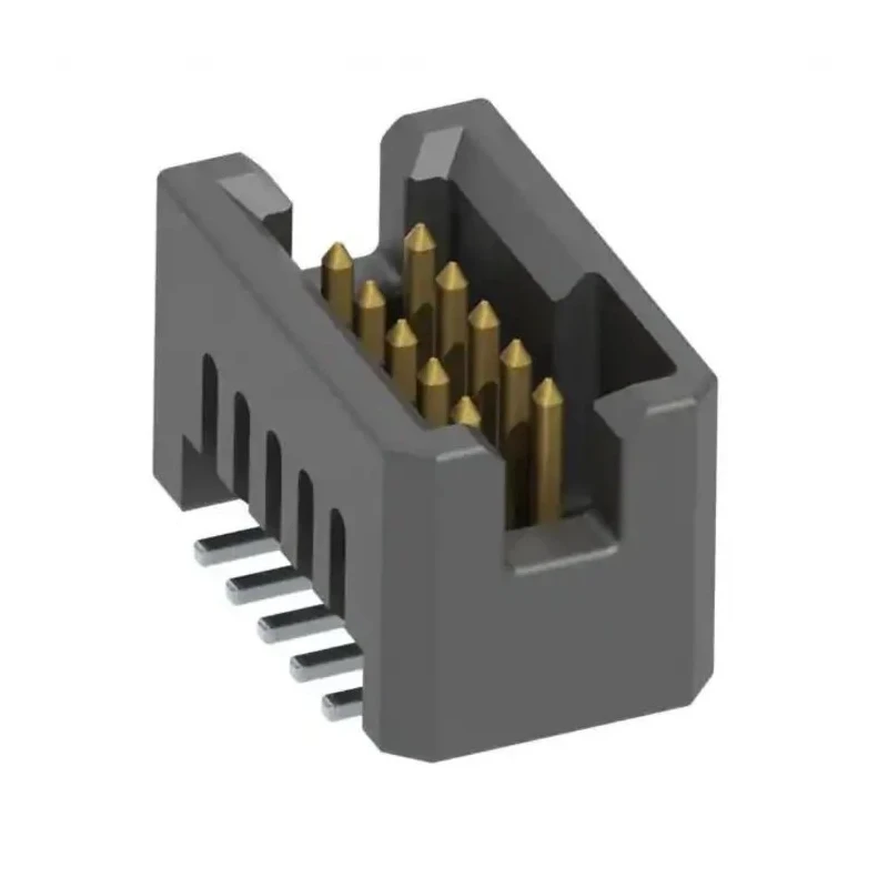 Samtec Vertical Through Hole PCB Header 10 Contacts 1.27 mm Pitch 2 Row Shrouded TFM-105-02-L-D-A-P-TR