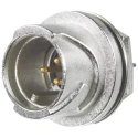 Hirose Industrial Circular Connector, 6 Contacts, Panel Mount, 10.3 mm Connector Size, Socket, Male, IP67 IP68 LF07WBR-6P