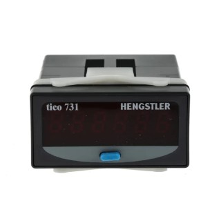Hengstler Digital Panel Mount Counter 6 Digit LED Display 7.5 kHz 24V DC 0 731 502