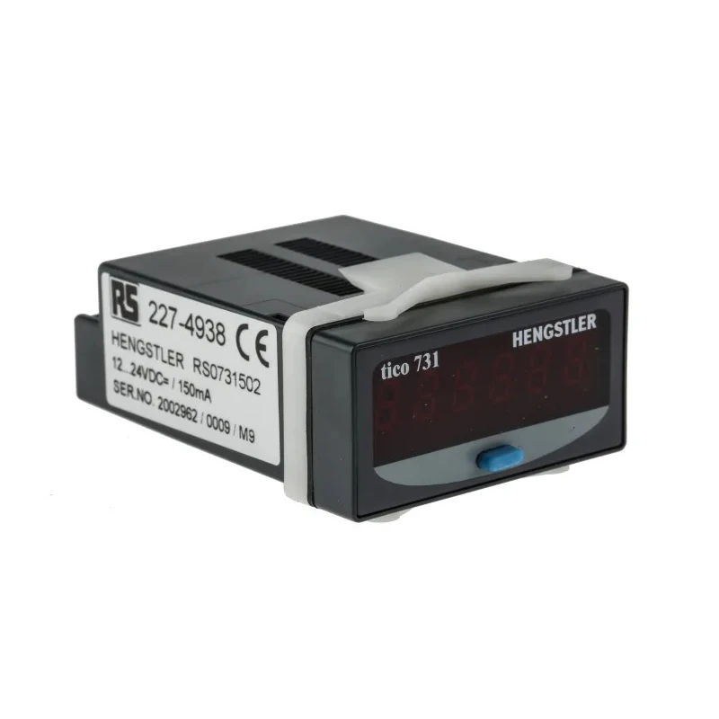 Hengstler Digital Panel Mount Counter 6 Digit LED Display 7.5 kHz 24V DC 0 731 502