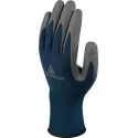Delta Plus SAFE & STRONG VV811 Blue Grey Polyamide Work Gloves Size 9 Aqua Polymer Coating VV811