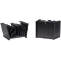 Arcol Ohmite Heatsink for TGHE Series and SOT-227 Devices Black Anodised Aluminium 48.7mm x 35.05mm x 27.94mm VXA-35-101E