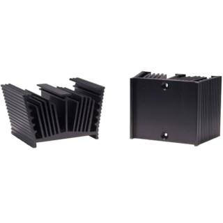 Arcol Ohmite Heatsink for TGHE Series and SOT-227 Devices Black Anodised Aluminium 48.7mm x 35.05mm x 27.94mm VXA-35-101E