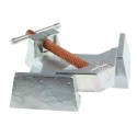 Bessey 90 mm x 177.8 mm Cast Iron Satin Chrome Mitre Clamp WSM 9