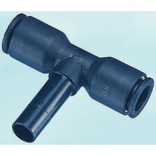 Legris Pneumatic Fitting Push-in Tube Connector 8mm, Male/Female Nickel Finish LF3000