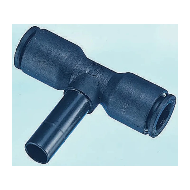 Legris Pneumatic Fitting Push-in Tube Connector 8mm, Male/Female Nickel Finish LF3000