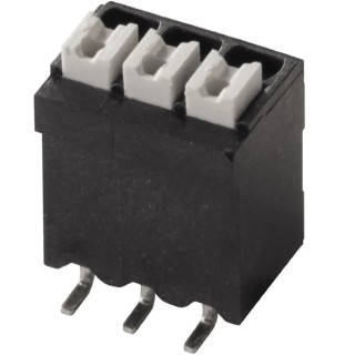 Weidmüller LSF Series PCB Terminal Block 9-Contact 3.5 mm Pitch 1 Row 320V Push-In Connection 1250440000