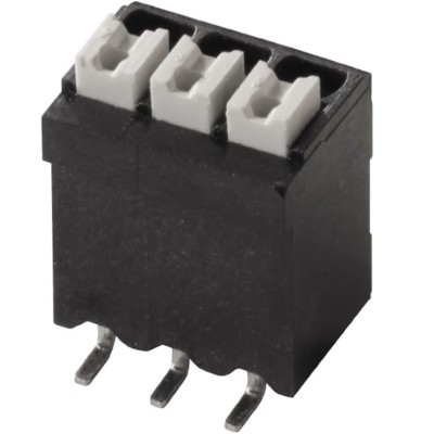 Weidmüller LSF Series PCB Terminal Block, 5-Contact, 3.5 mm Pitch, 1 Row, Push-In Actuator Connection, 300V, 10A 1250390000