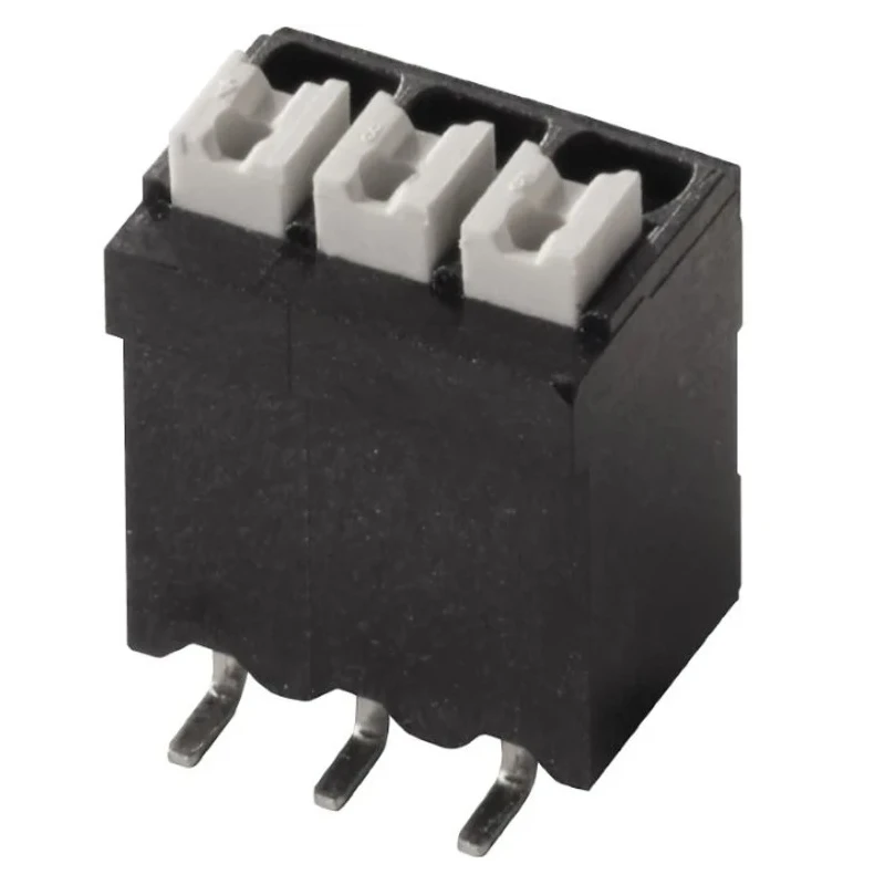 Weidmüller LSF Series PCB Terminal Block, 5-Contact, 3.5 mm Pitch, 1 Row, Push-In Actuator Connection, 300V, 10A 1250390000