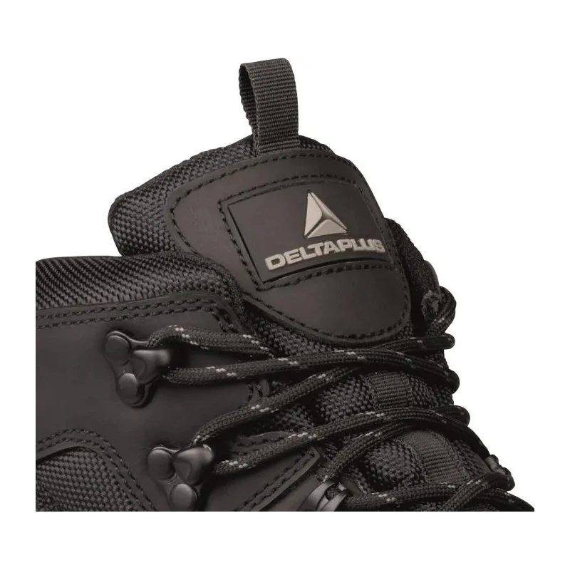Delta Plus SAMYS Black Stainless Steel Toe Capped Men's Safety Boots Size EU 47, UK 12, US 13, Lace Up Closure SAMYS3NO47