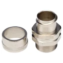 Adaptaflex Nickel Plated Brass Conduit Fitting, 19.05 mm Nominal Size, M25 Thread, IP40 7TCA296010R0102 S25/M25/B