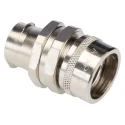 Adaptaflex Nickel Plated Brass Conduit Fitting, 19.05 mm Nominal Size, M25 Thread, IP40 7TCA296010R0102 S25/M25/B