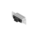 CONEC 7 Way Straight Through Hole D-Sub Connector Male with Mounting Hole 3007W2PXK99A10X